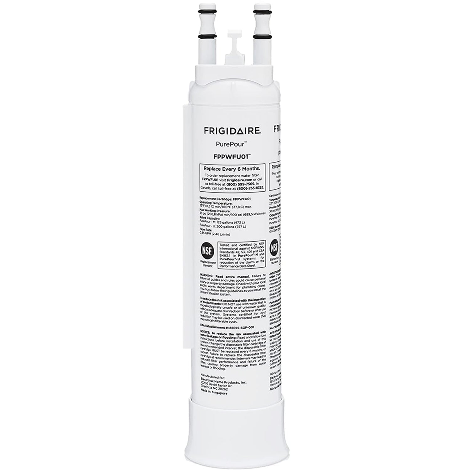 Frigidaire FPPWFU01 PurePour PWF-1 Refrigerator Water Filter