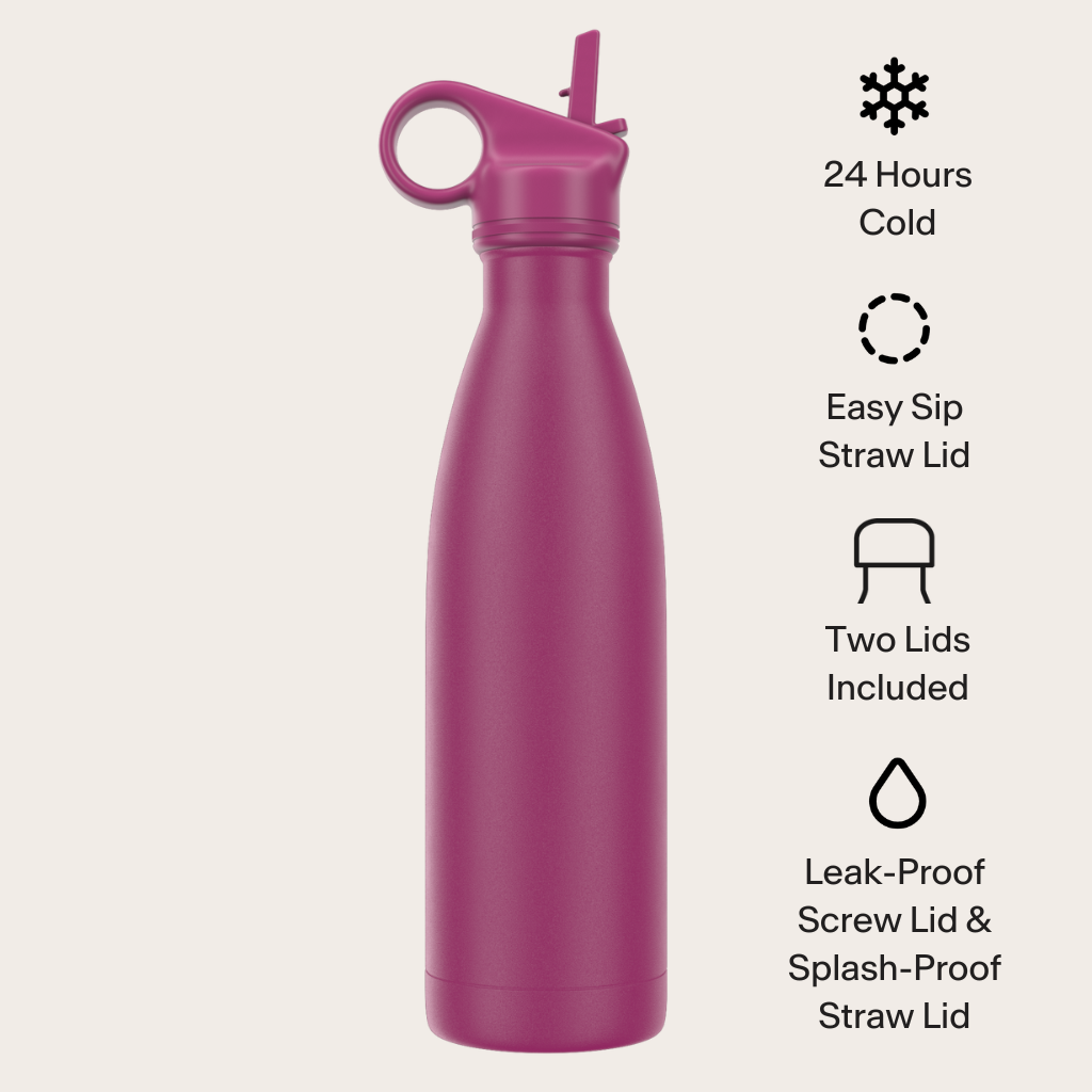 FrigidaieFilters Original 2.0 With Straw Lid insulated water bottle